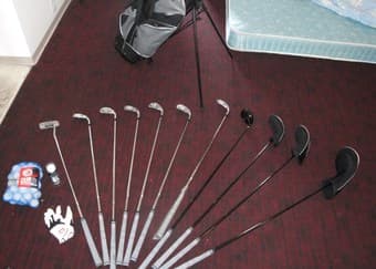 $90 Golf Club Set+Stand Bag+ Wilson glove+50 balls 1