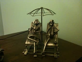 Modern Metal Character Decorations - $5 1