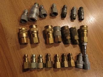 Pneumatic Fittings in a carry case, $35 2