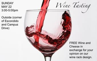 FREE Wine Tasting Sunday (tomorrow)! 1