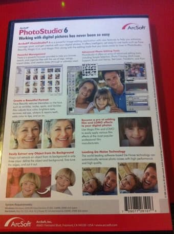ArcSoft PhotoStudio 6. (works similar to photoshop) Brand New 2