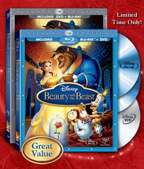 Beauty and the Beast -Three-Disc Diamond Edition Blu-ray/DVD Combo 2