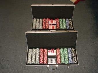 Poker chips heavy set 1