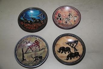 Moving sale: katespade quinn tote, African stone bowl and handmade bag 2