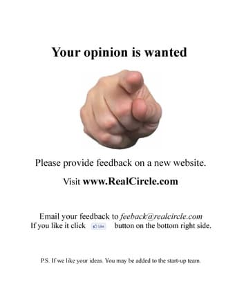 Your opinion is wanted 1