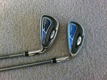 Two Graphite Golf Clubs - Cobra King FP - 3 and 6 iron 1