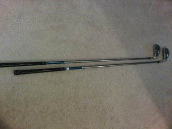 Two Graphite Golf Clubs - Cobra King FP - 3 and 6 iron 2