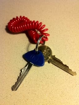 Keys found near Tresidder 1