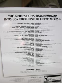 DJ Hero 2 for Wii game + turntable bundle -- $25 3