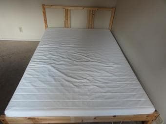 IKEA Full size bed, frame and Mattress on sale for $210 1